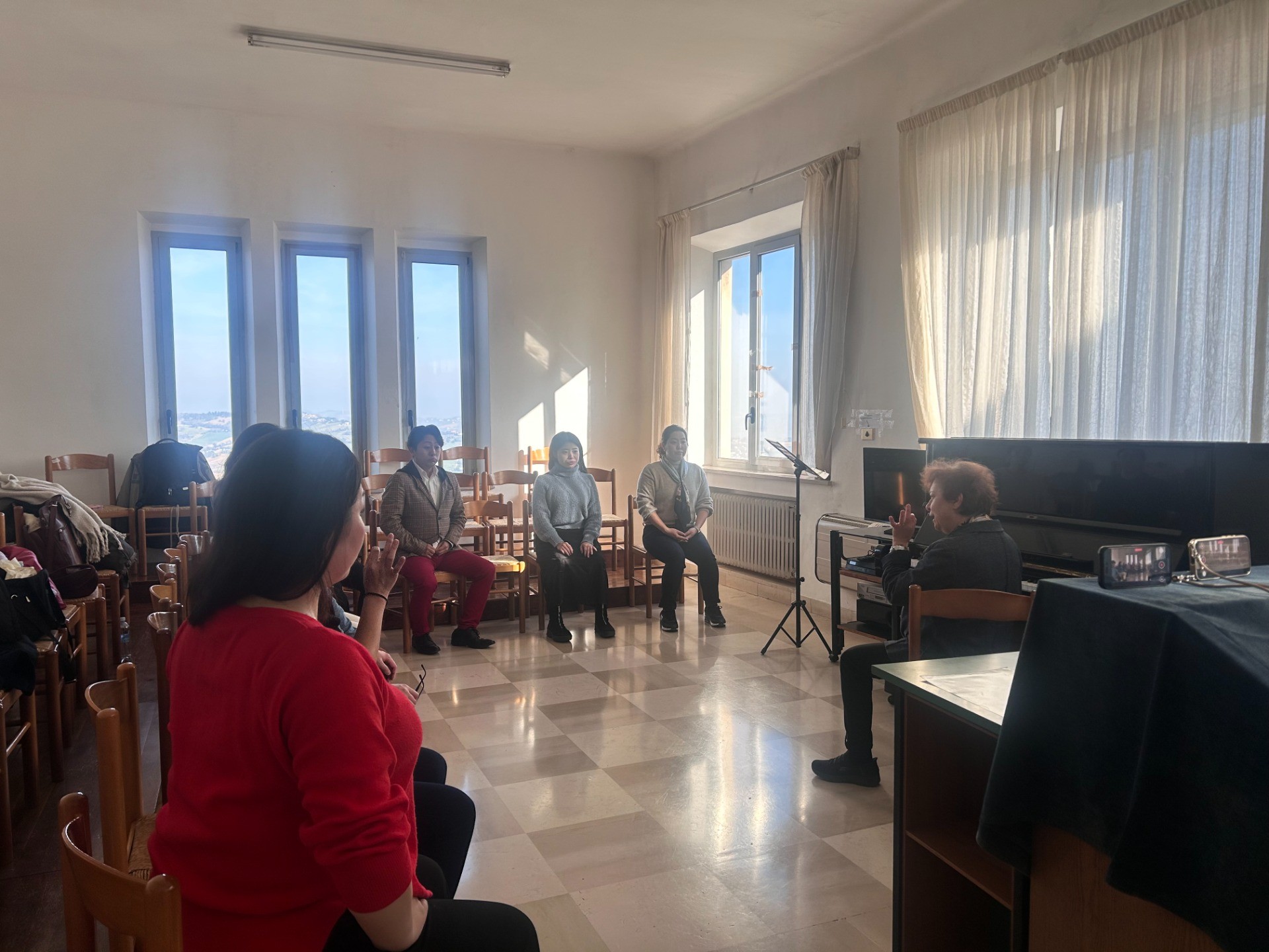 &amp;quot;昨年のオージモでのレッスン風景&amp;quot;